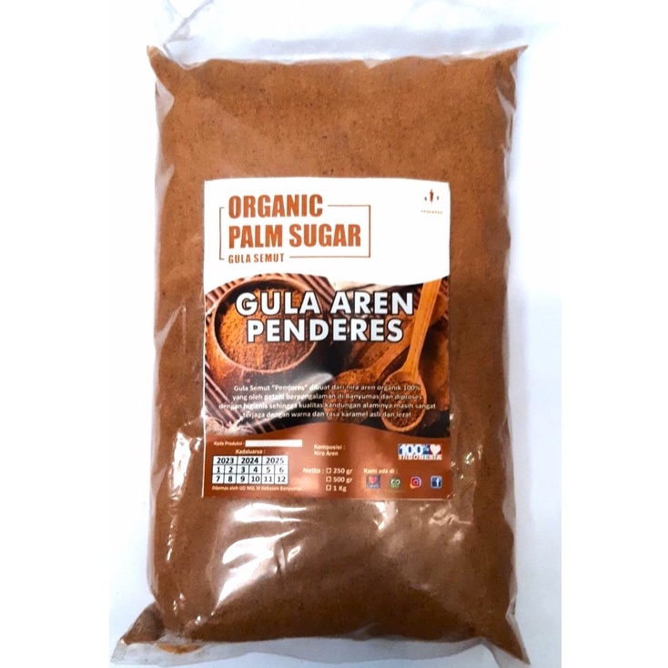 

Gula Aren Bubuk / Gula Semut (Organic Palm Sugar) 500gr