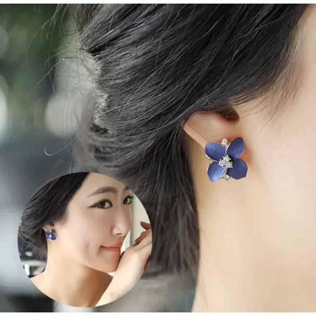 Anting korea flower terbaru