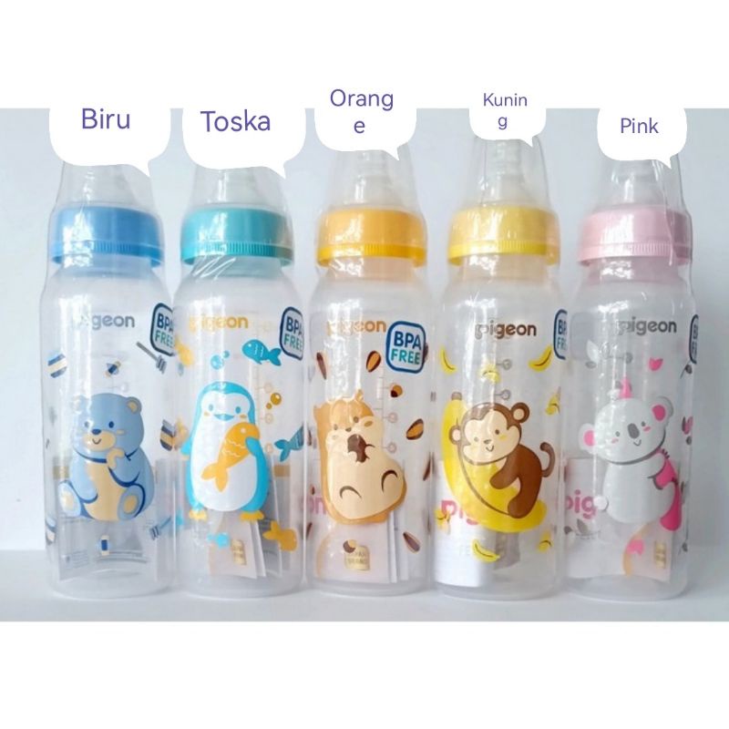 PIGEON Botol RP PP Standard  MM 120ml - 240ml - Botol Susu Pigeon