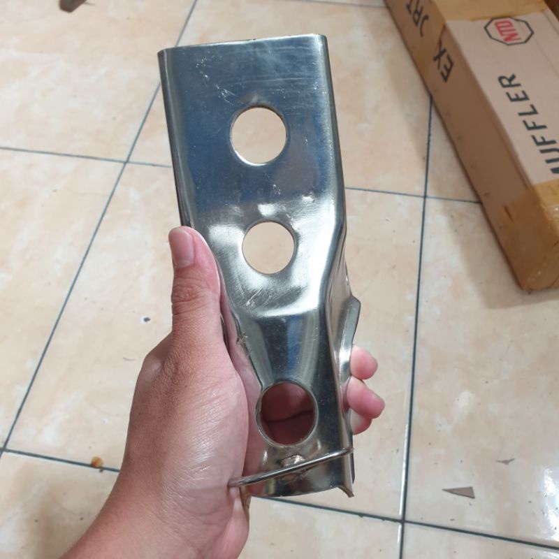 pangkon mesin tiger crome dudukan mesin tiger crome breket mesin honda tiger revo crome