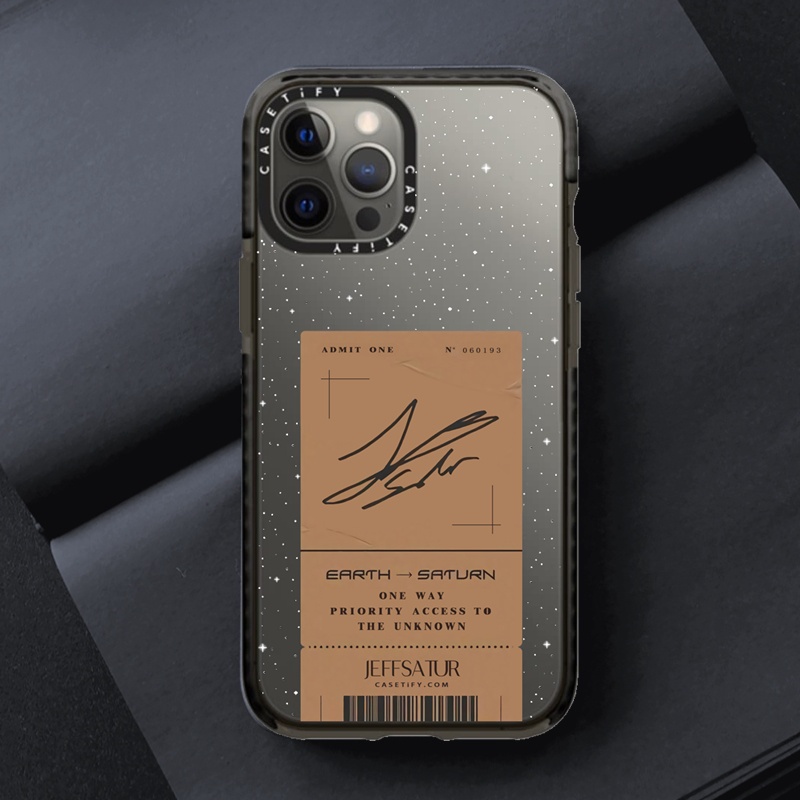 ✗✶♘Jeff Satur Casetify Saturn Pass Casing For iPhone 14 Plus 14Pro X XS XR 11 12 13 Pro Max Soft Sil