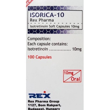 Isorica 10Mg / Isorica 20Mg Obat Jerawat 100 Kapsul