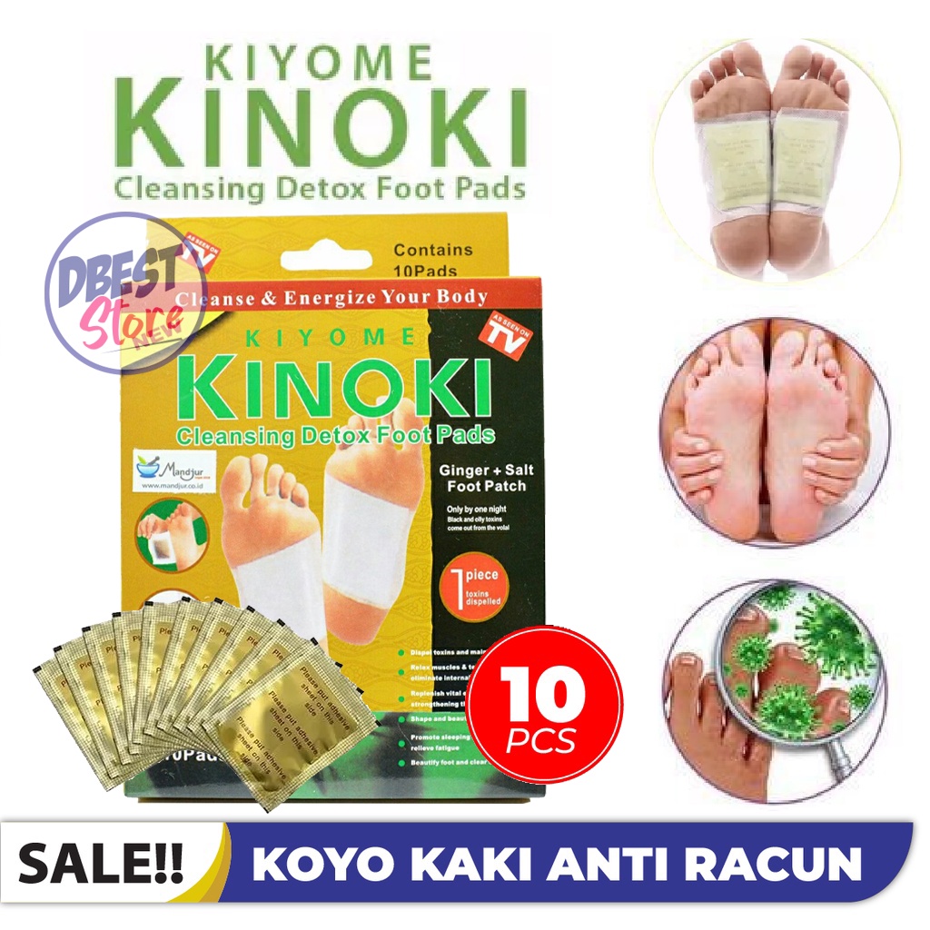 DBEST - Koyo Kaki Kinoki Original Herbal - 1 Box Isi 10 Pads