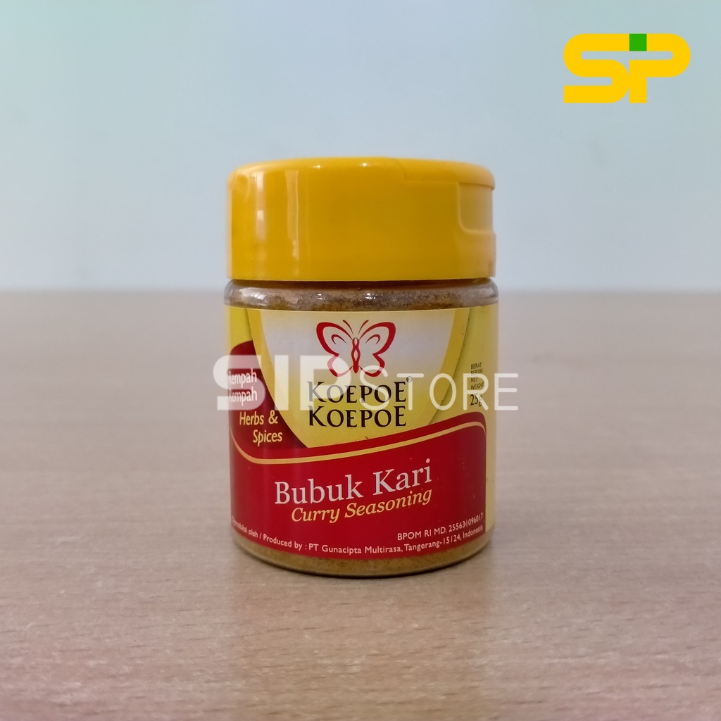 BUMBU KARI BUBUK Koepoe Koepoe 25gr / Curry Seasoning / Bubuk Kari Rempah Kare Bubuk 25 gr