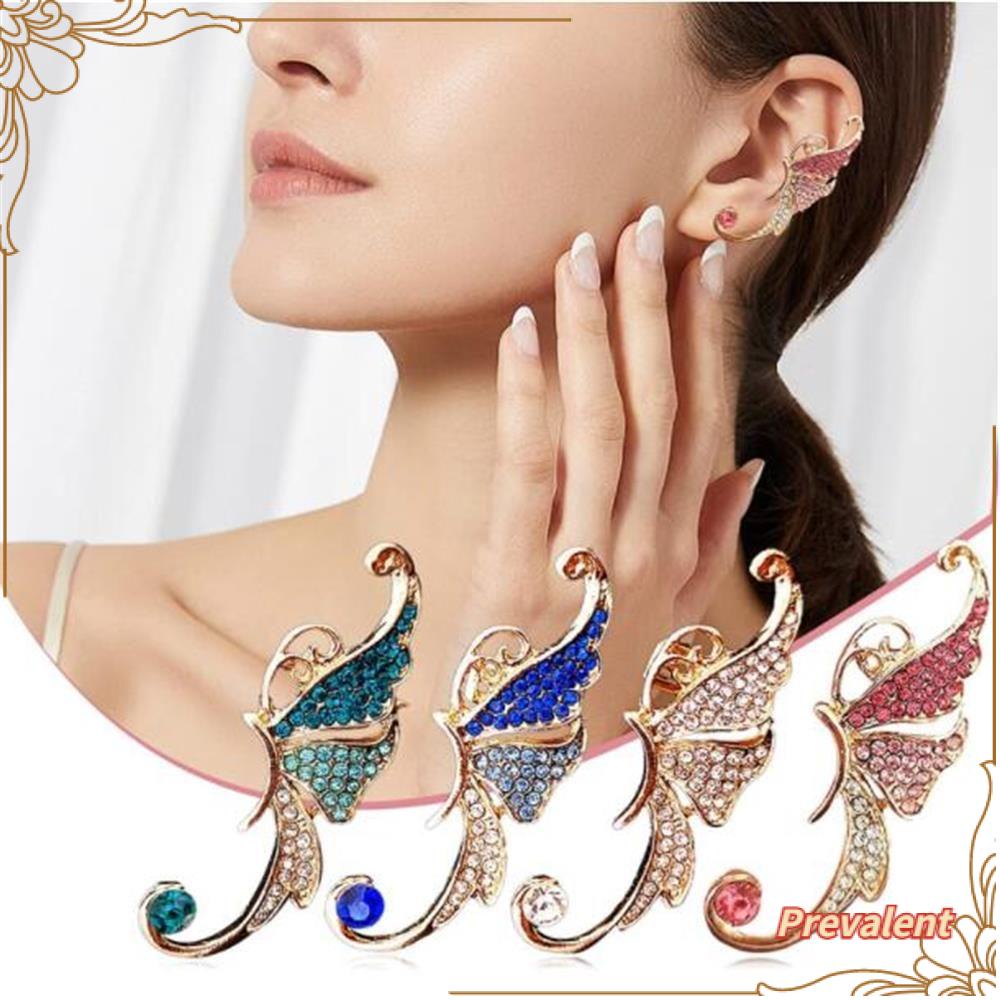 PREVA Ear Wrap Fashion Gift Women Men Jewelry Butterfly Earrings