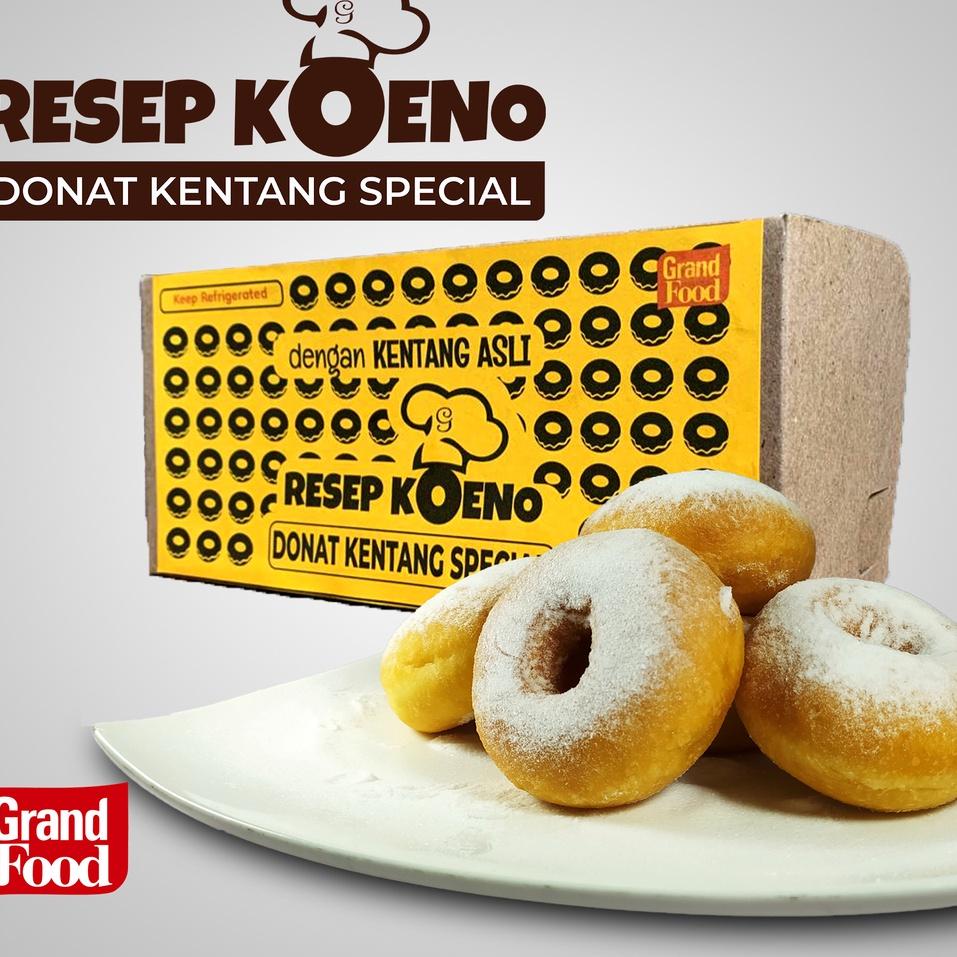 

[KODE 77] Donat Kentang Resep Koeno FRESH Food Homemade Enak isi 10 pcs
