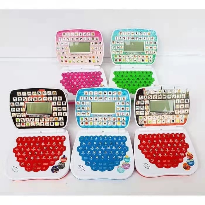 Mainan Anak Edukasi Laptop/Laptop Mini Belajar Untuk Anak Perempuan Dan Laki Laki 4 Bahasa