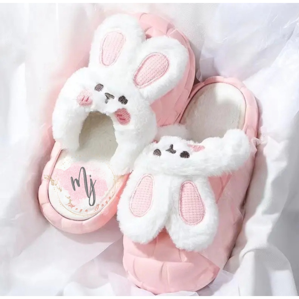 Sandal rumah boneka bulu karakter sandal kokop wanita sandal rumah sandal kawaii import