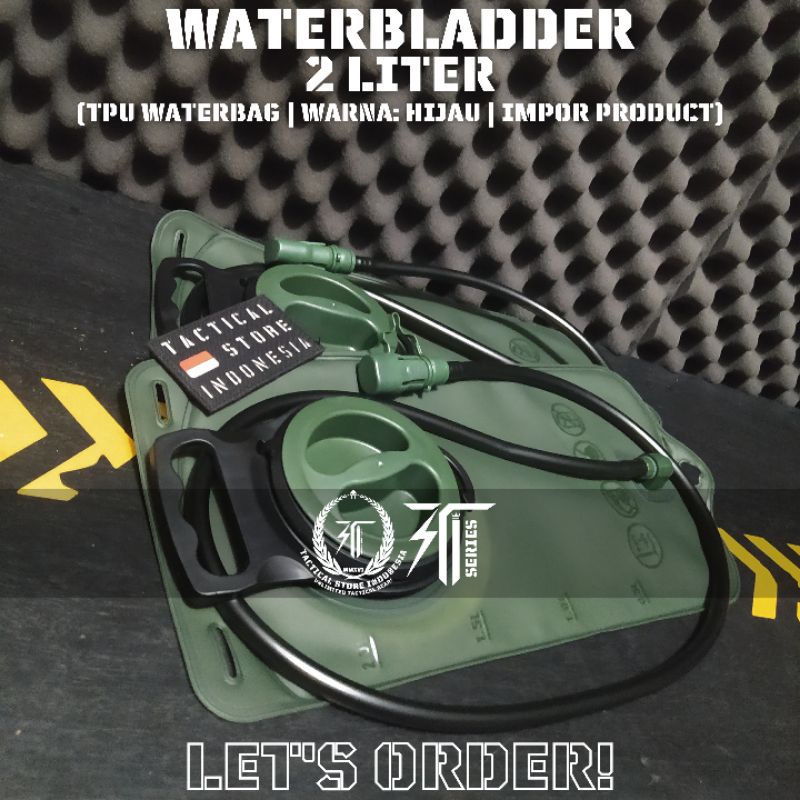 Waterbladder Impor 2 Liter - Hijau