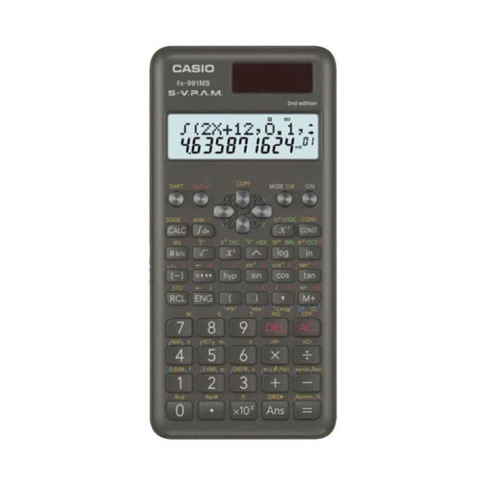 

CASIO CALCULATOR FX-991-MS - 2ND EDITION - KALKULATOR SEKOLAH/KULIAH #ORIGINAL