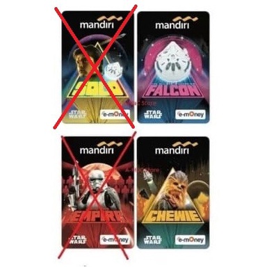 Mandiri E-Money Solo: A Star Wars Story Edition - Kartu Emoney #Original