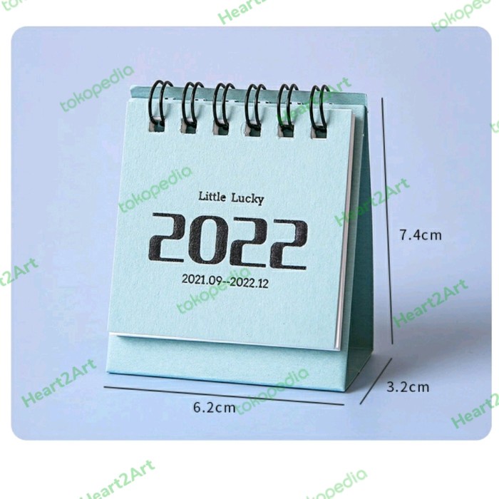 

✨NEW✨ - Kalender Meja Mini Tahun 2022 Gaya Korea