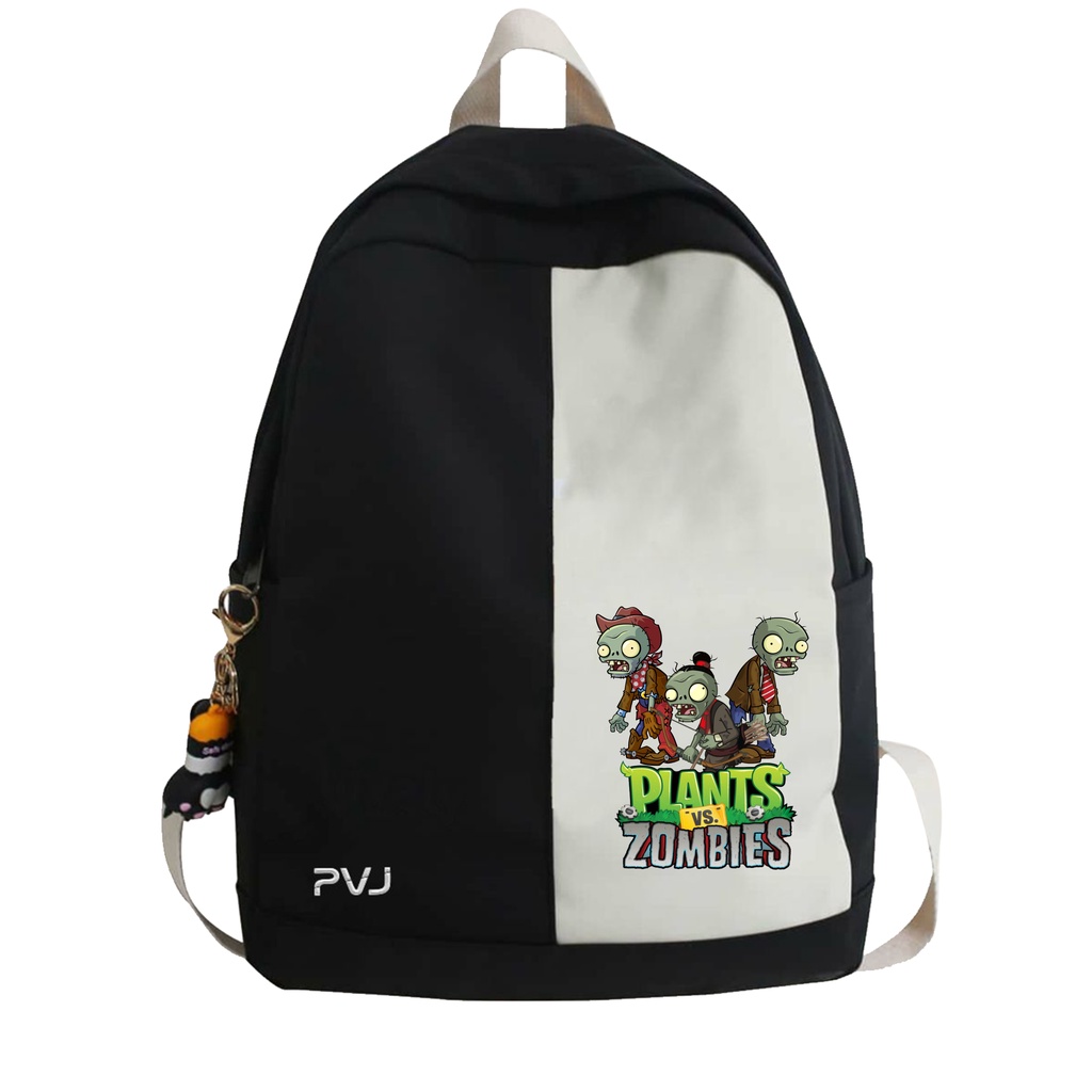 PVJ - Tas Ransel Anak Sekolah Laki Laki SD Gambar Plants vs zombies