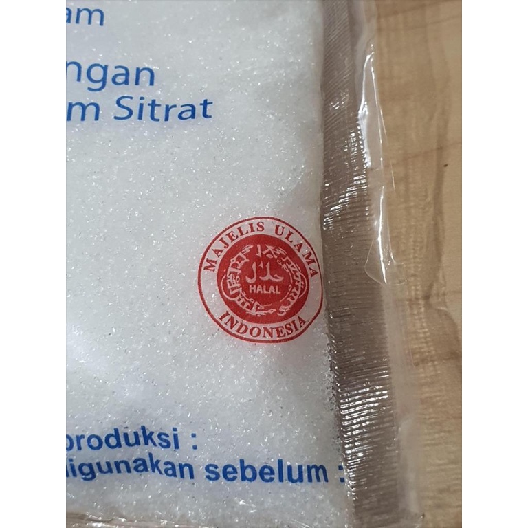 CITRIC ACID 50 GR CAP GAJAH ASAM CITRUN SITRAT PENGATUR KEASAMAN HALAL