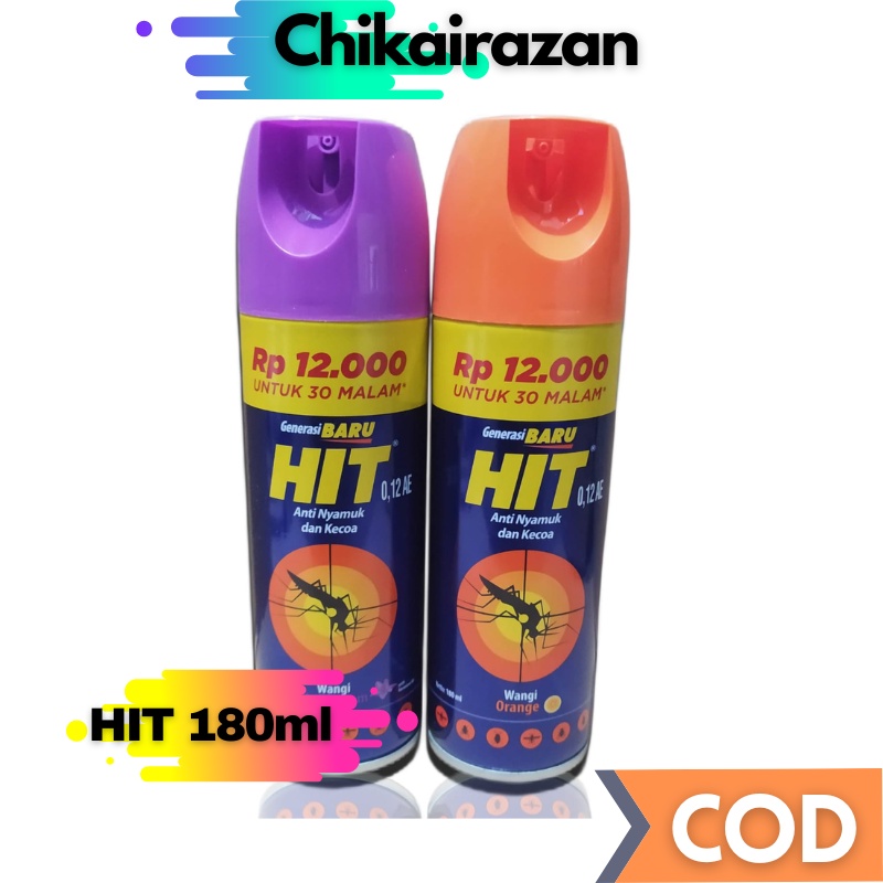 HIT Aerosol Obat Nyamuk Semprot 180ml