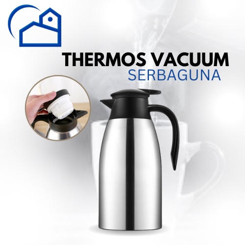 Teko Air Saji Minum Ceret Teh Tahan Panas Dingin Kettle Stainless Steel Anti Karat 2 liter TERMOS AIR VACUUM JUG UK. 2LITER 3302