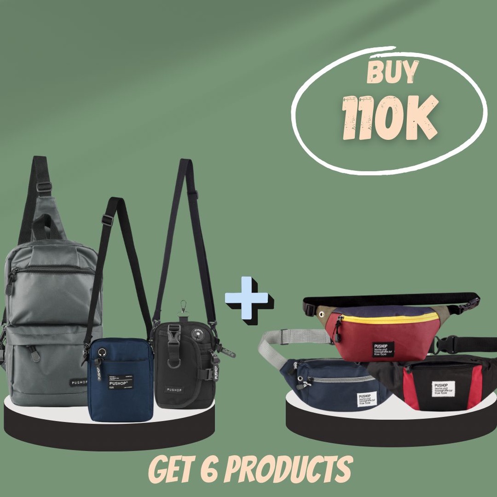 Pushop Kombo Hemat Tas Selempang AEBMPJ
