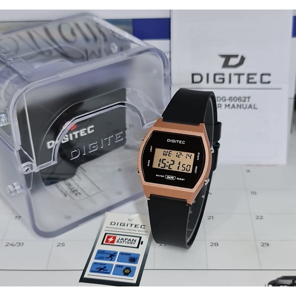 Jam Tangan Wanita Digitec 6062T Original