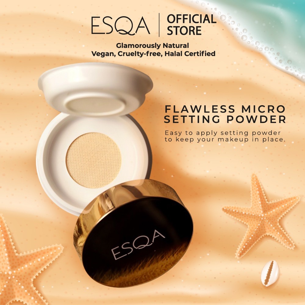 ESQA Micro Setting Powder ESQA Setting Powder ESQA Face Powder ESQA Finishing Powder ESQA Powder Bed