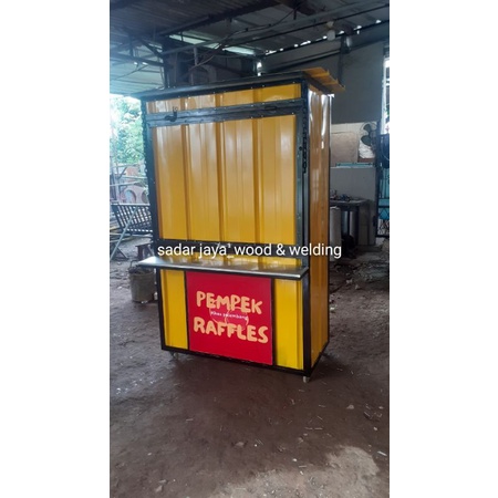 gerobak semi kontainer pempek