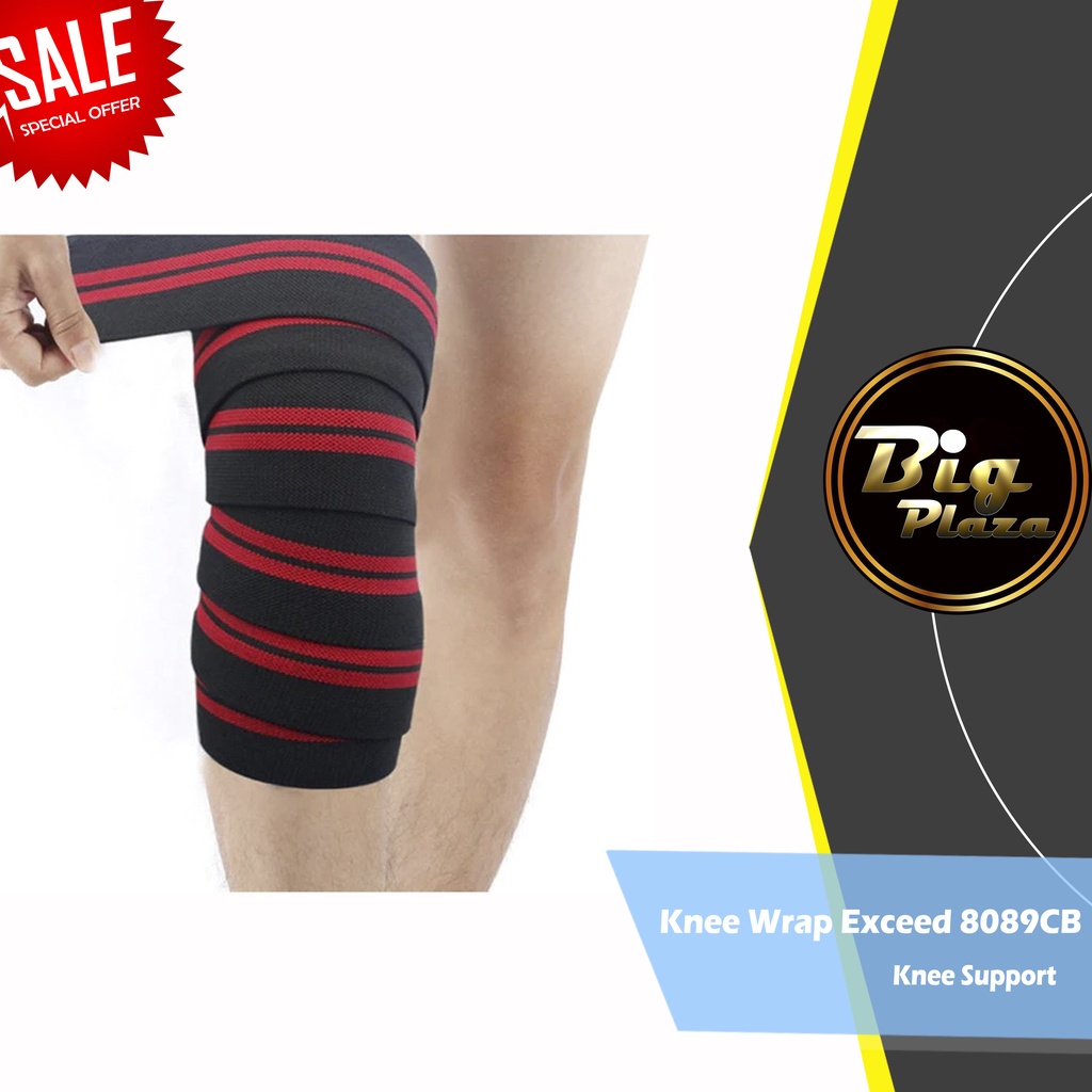 Knee Wrap Exceed 8089CB Knee Support Deker Lilit Pelindung Lutut 0864