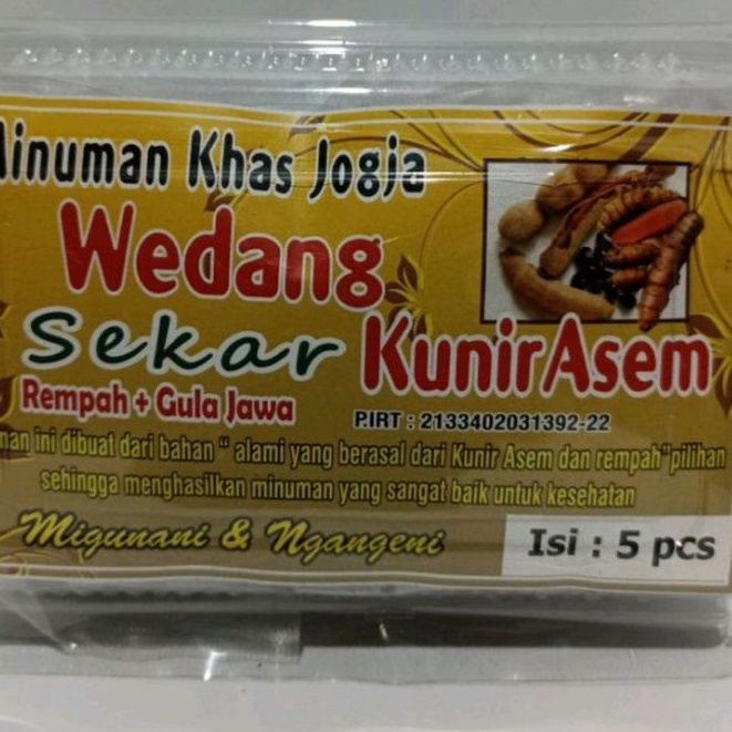 

MURAH SEKAR WEDANG KUNIR ASEM KOMPLIT REMPAH+ GULA BATU PRIMIUM