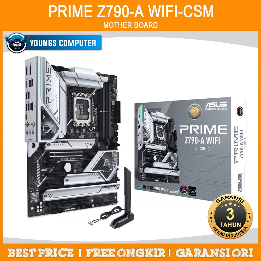 ASUS PRIME Z790-A WIFI -CSM | MOTHERBOARD INTEL Z790 DDR5 LGA1700 ATX