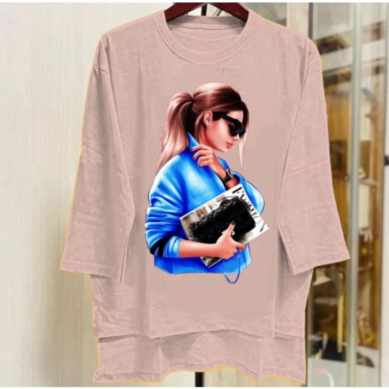 KAOS OVERSIZE VISTABERRY STUDENT GIRL