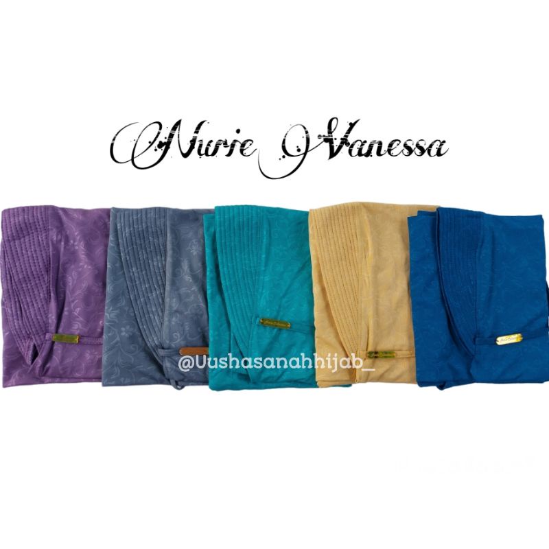 [Ori Nurie] VANESSA ••hijab instan pet tali••hijab instan jersey embos