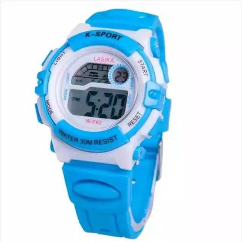 (Terima Cod)Jam Tangan Wanita/Anak&quot; Lasika WF-122 Strap Rubber  Kecil No Box Water resisst(Dikirim Dari Jakarta)