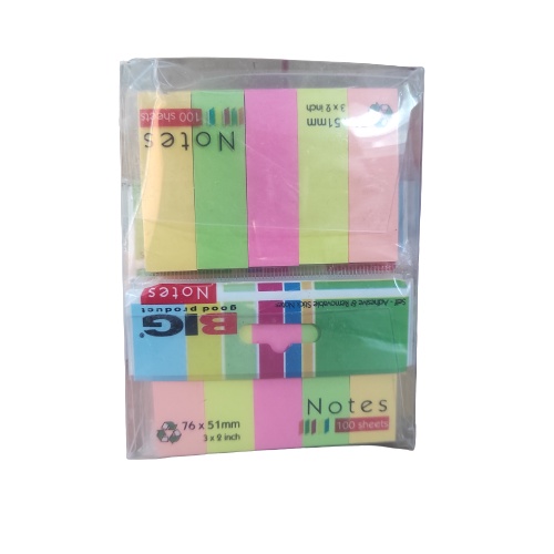 

Stiky Note / Post It 5 Warna BIG 76 x 51mm
