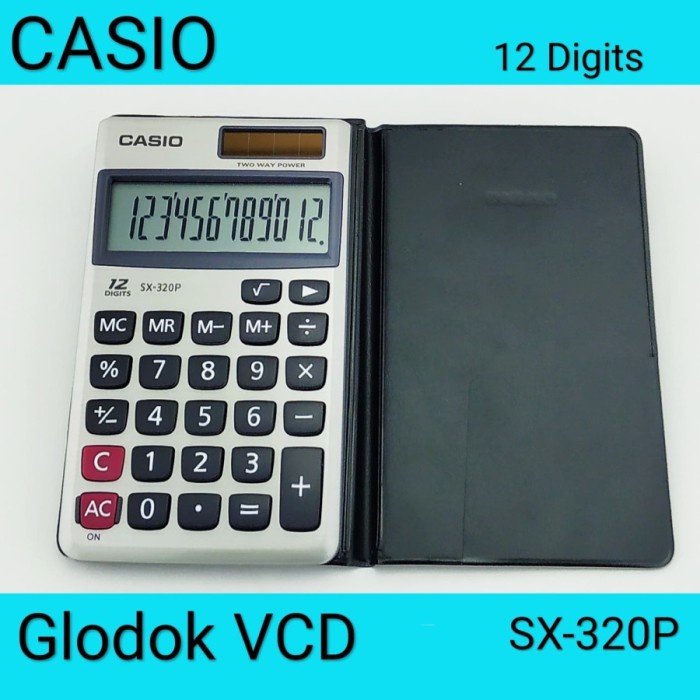 

CASIO KALKULATOR / CALCULATOR SX-320P 12 DIGITS #ORIGINAL