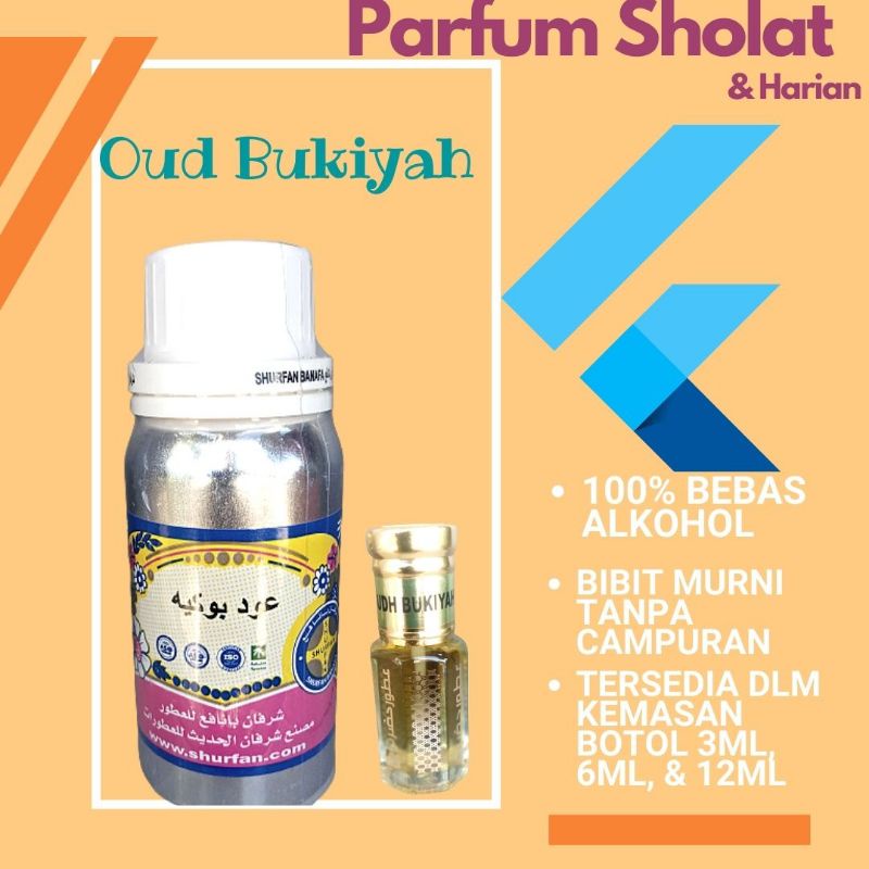 PARFUM ORIGINAL SHURFAN BANAFA OUD BUKIYAH
