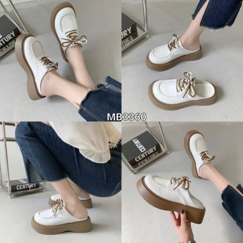 SANDALS SLOP WEDGES BOTTOM SLOP HIKS KOREA MB3360