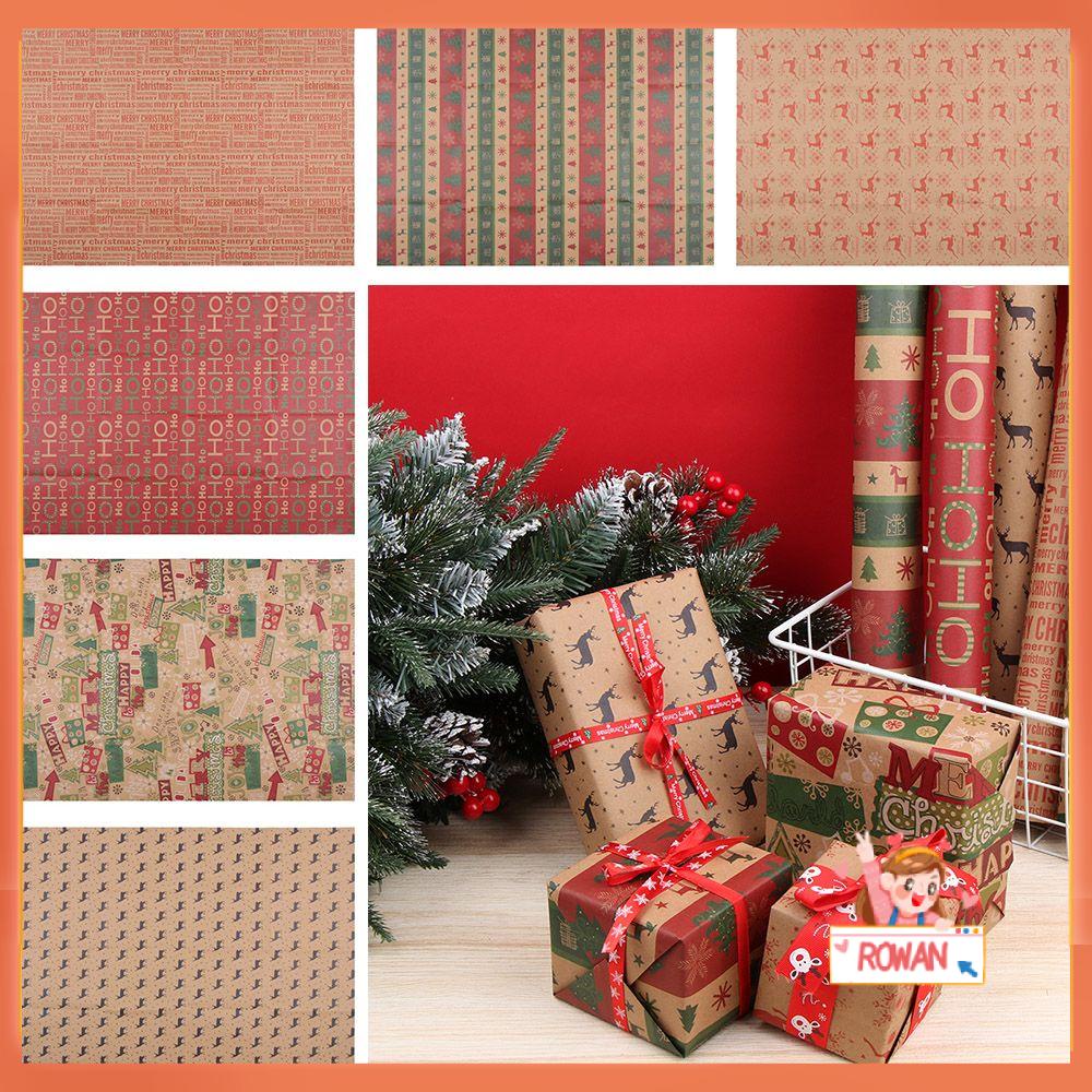 R-flower Wrapping Paper Artware Tahun Baru DIY Craft Paper Roll Kraft Packing