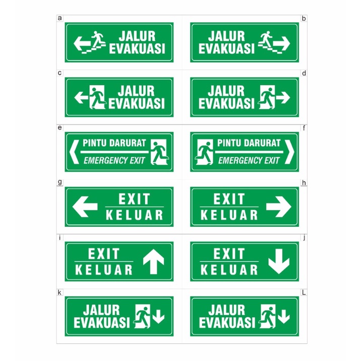 Jual Jalur Evakuasi Emergency Exit Atau Pintu Darurat Akrilik