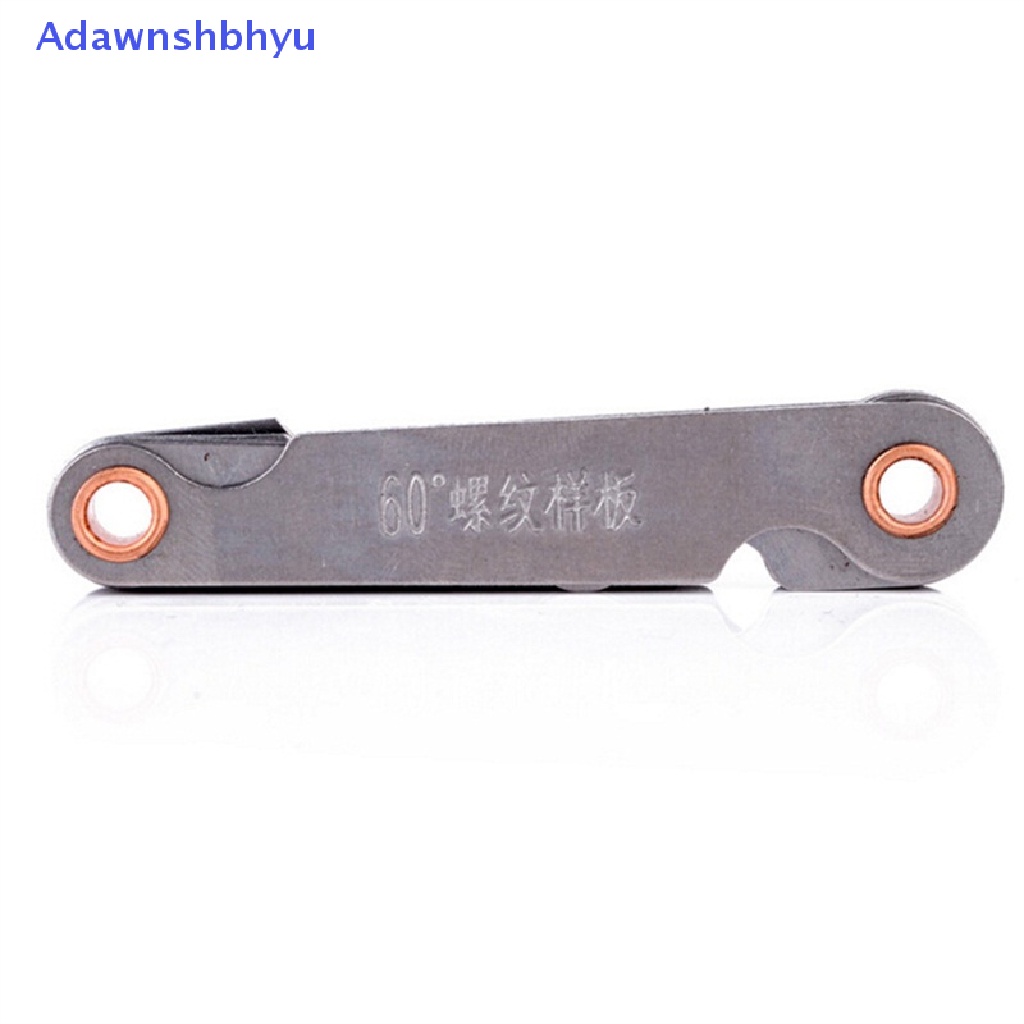 Adhyu Pisau Benang 60derajat Terbaik Screw Pitch Gage Gauge Dual Head Measure Tools ID