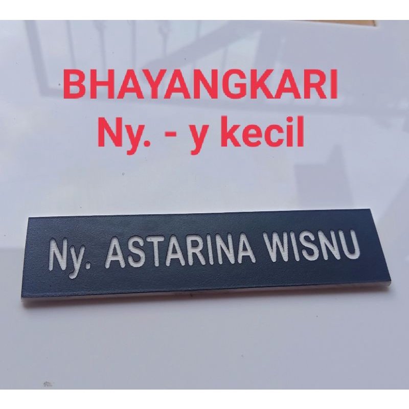 Name Tag Gravir Papan Nama Ukir Peniti &amp; Magnet @Name Tag Murah  @Name Tag Indonesia #Name Tag Indonesia