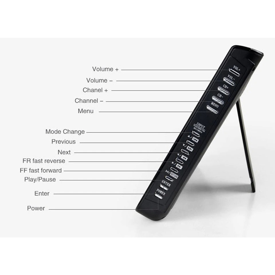 LEADSTAR D10 - TV Digital Portabel 10 Inci - Support Siaran Digital