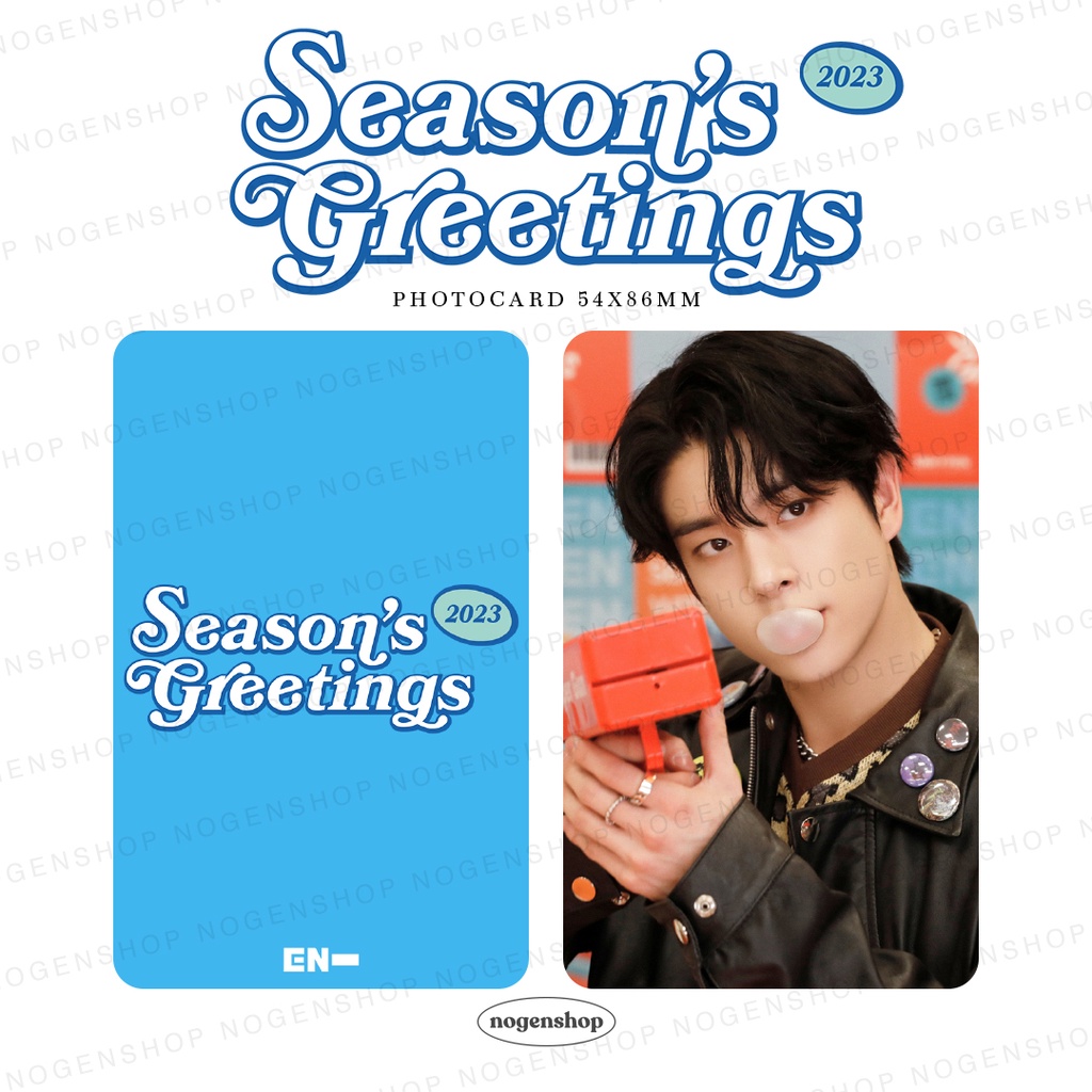 PHOTOCARD PC ENHYPEN SEASON'S GREETINGS 2023 [FANMADE]