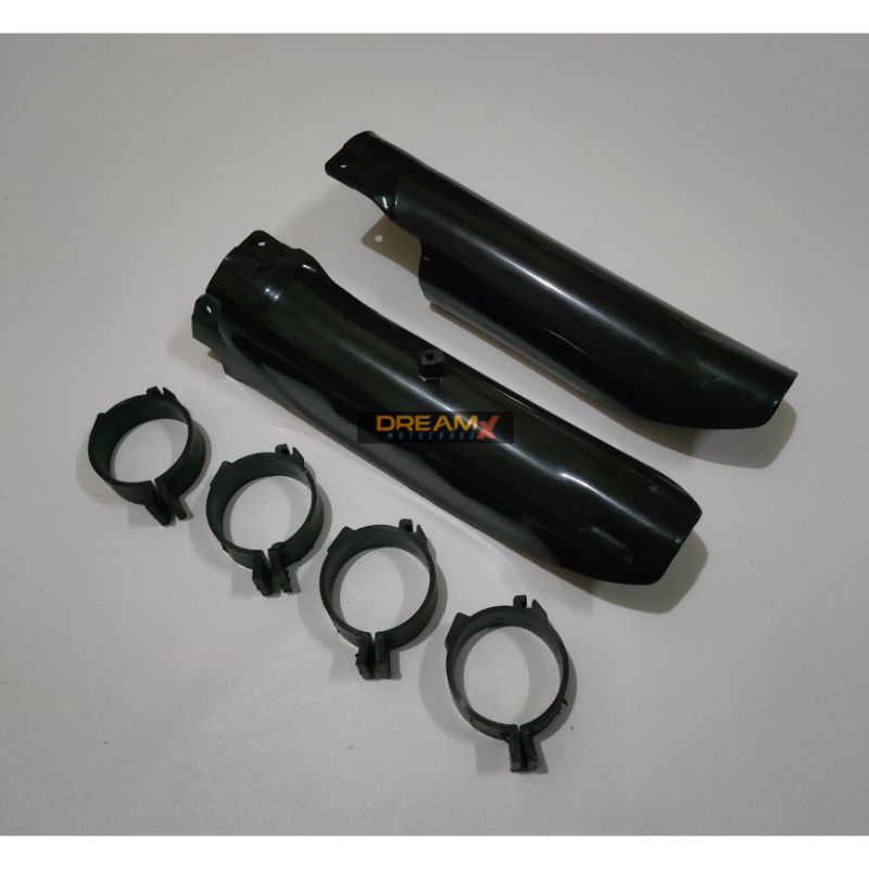 Cover tutup shock depan klx bf dtracker new Pelindung USD dtracker klx bf se