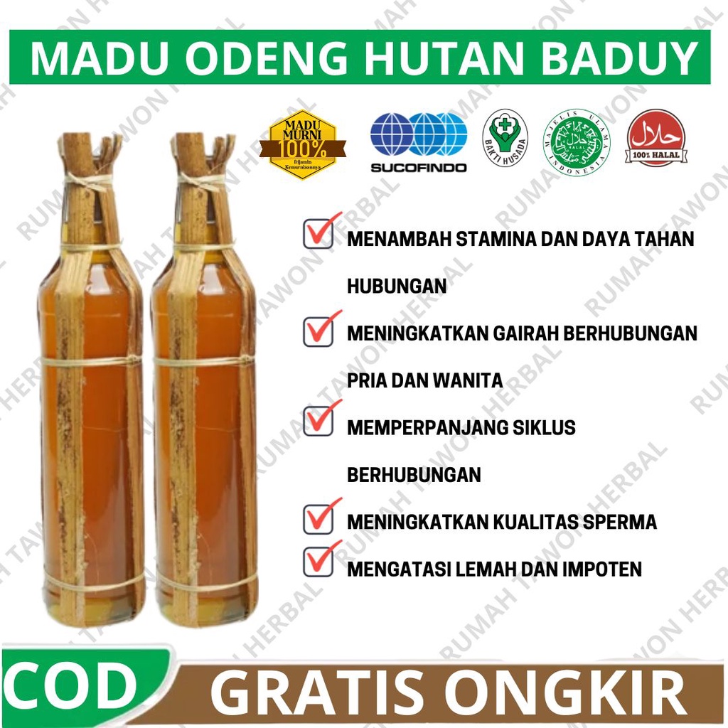 

BEST SELLER ! Madu Baduy | Madu Odeng - Madu Murni Hutan Liar Asli Murni Odeng Madu Murni 100% Asli