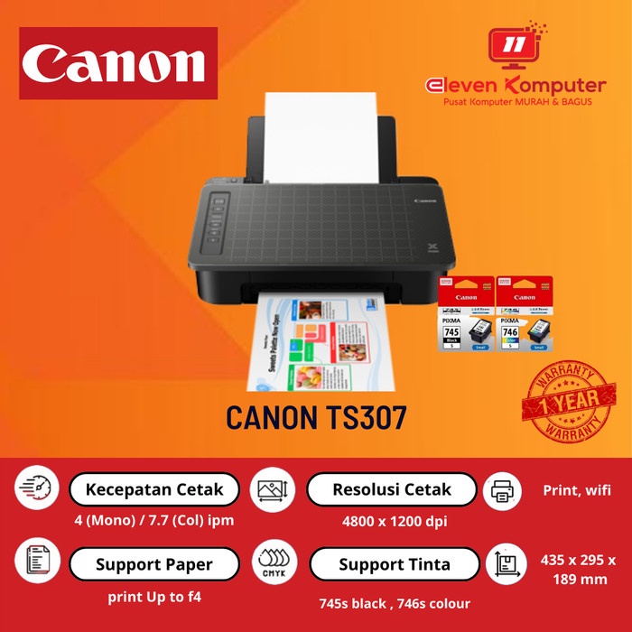 Printer Canon Pixma Ts307