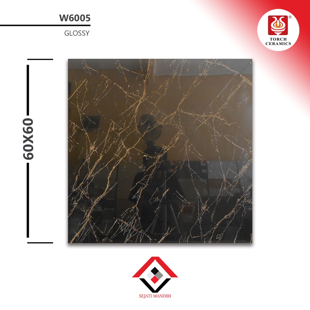granit 60x60 - motif marmer - torch 6005