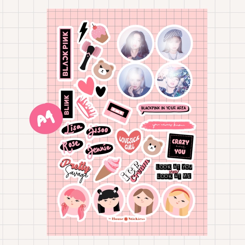 BLACKPINK Born Pink Unofficial Sticker (Fanmade)