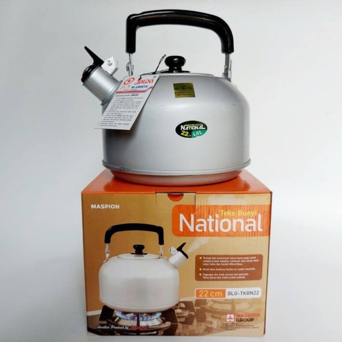 Maspion National Kettle Ceret Teko Listrik Bunyi 20cm 24cm