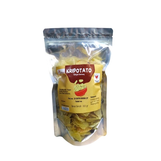 

galeripamasa30 Krip Potato Snack Cemilan Kripik Kentang Renyah Gurih 100gr