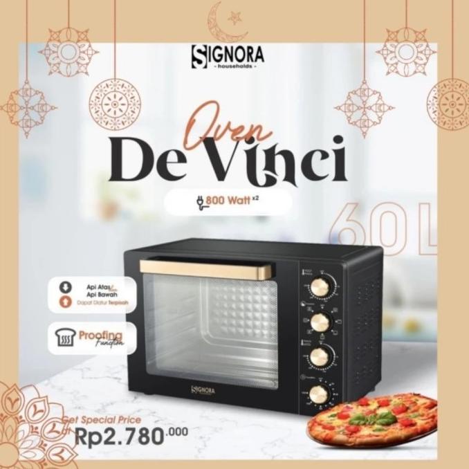 Oven Signora De Vinci 60 Liter