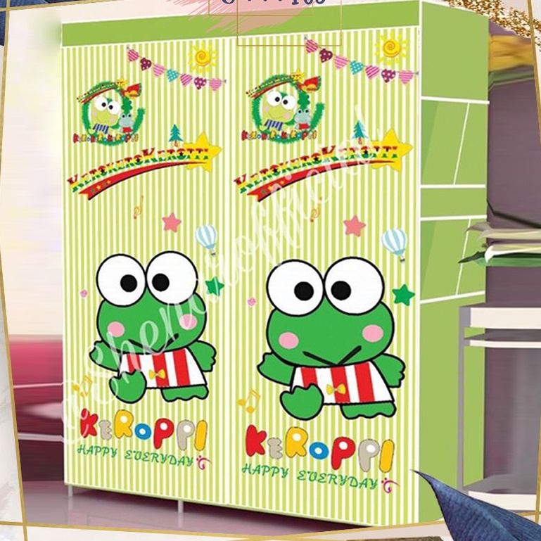 LEMARI BAJU RAK SUSUN PORTABLE ANAK BAYI/LEMARI PAKAIAN RAK BAJU KAIN KARAKTER RESLETING, SHENARCORN