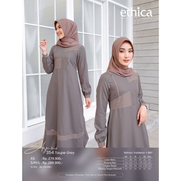 ETHICA Ayumi 354 by ethica gamis Ayumi busui friendly gamis ethica
